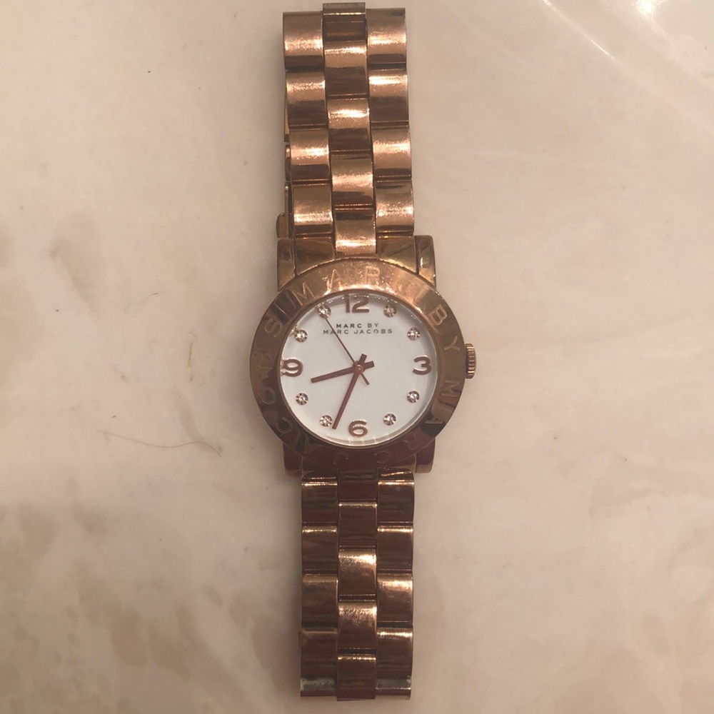 Marc by Marc Jacobs rose gold watch